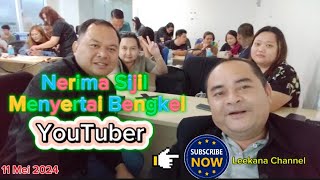 Kenali YouTuber Miri semasa penerimaan Sijil Penyertaan Bengkel YouTuber bersama Sifu Abun Bilun