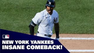 Yankees come back from 5RUN DEFICIT in final inning, WALK OFF in extras!