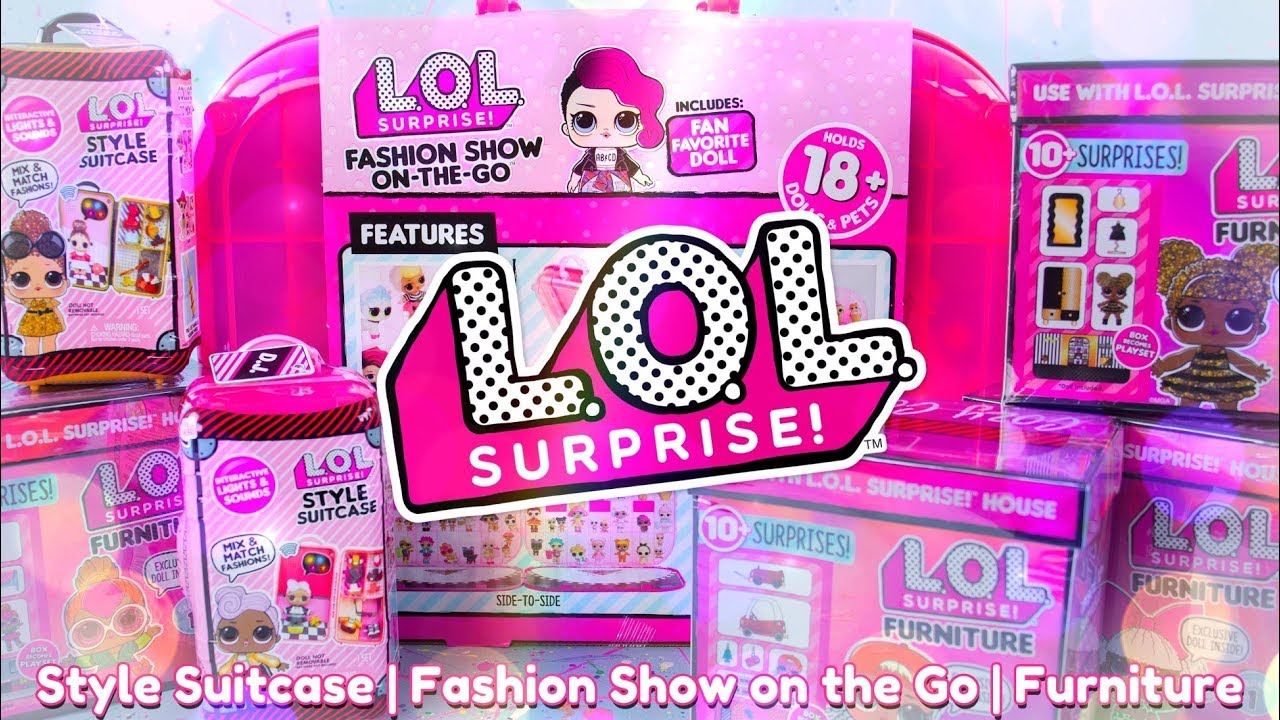 LOL Surprise Fashion Show On The Go Light Pink 562696E7C Brand NEW & Boxed 