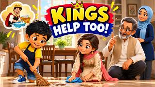 The Muddy Boots 👢 | The Sunnah of Helping at Home | Islamic Story for Kids  #islamicstoriesforkids