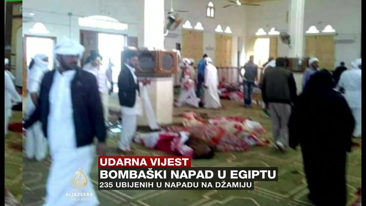 هجوم دامٍ على مسجد في مصر