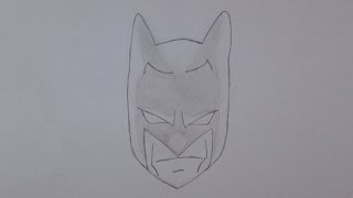 Cómo dibujar la cara de Batman - YouTube