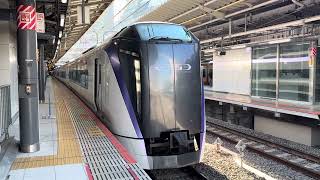 【S118編成】E353系長モトS118編成 JR中央線特急あずさ21号松本行き 新宿駅発車
