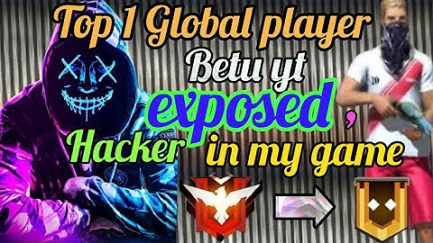 #top 1 Global player betu yt playing with hacker,# betu yt exposed with prove, #hacker in my game.