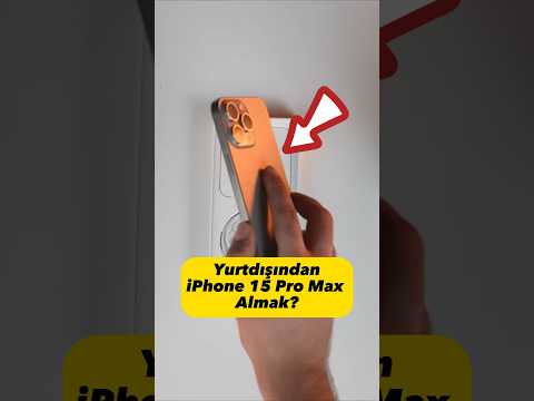 Almanya’dan iPhone 15 Pro Max almak?