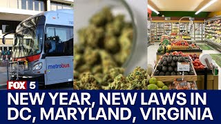 New year, new laws: What's changing in DC, Maryland and Virginia | FOX 5 DC