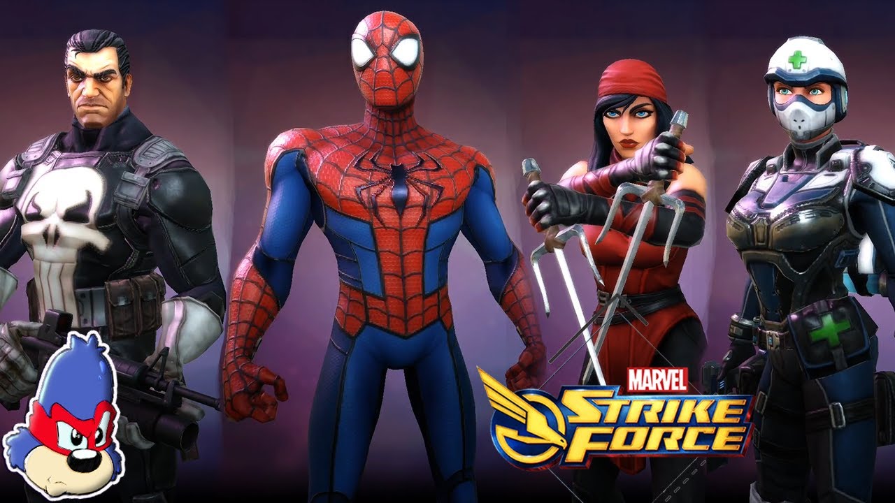 Marvel Characters | Marvel Cinematic Universe Characters Marvel Strike Force | Cartoon Gaming ep1