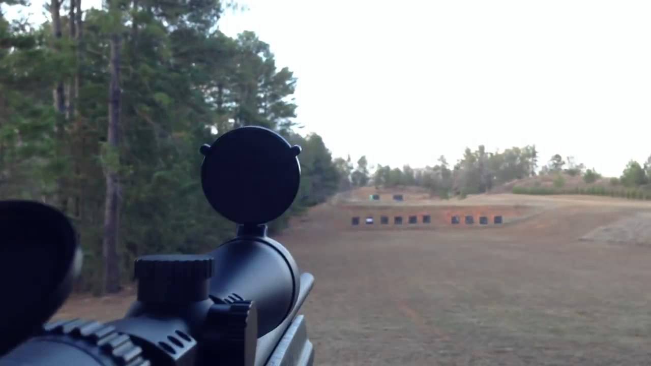 Looking through the Burris Fullfield e1 3x9x50 at 200 Yards