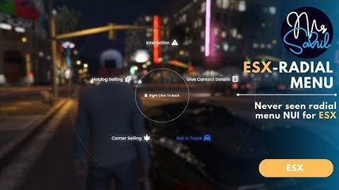 [ESX] Radial Menu | A never seen Radial Menu script from #esx #fivem