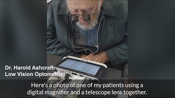 Reading with Telescopic lenses and Digital Magnifiers | Family Eyecare Center of Optometry