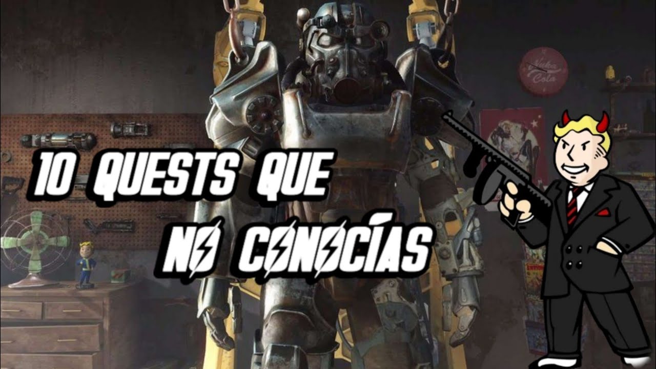 TOP 10 MISIONES SECRETAS DE FALLOUT 4|Scred