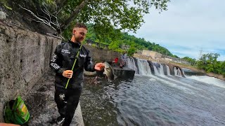 Out fished by a subscriber!!! | Youghiogheny River | Spillway | Smallmouth | ISHTECH |