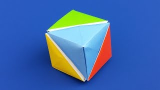 Origami Cube Of Pyramids - Easy DIY Tutorial - Modular Origami