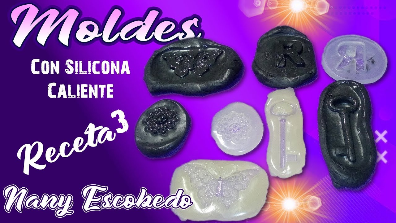 MOLDES CON SILICONA CALIENTE RECETA 3