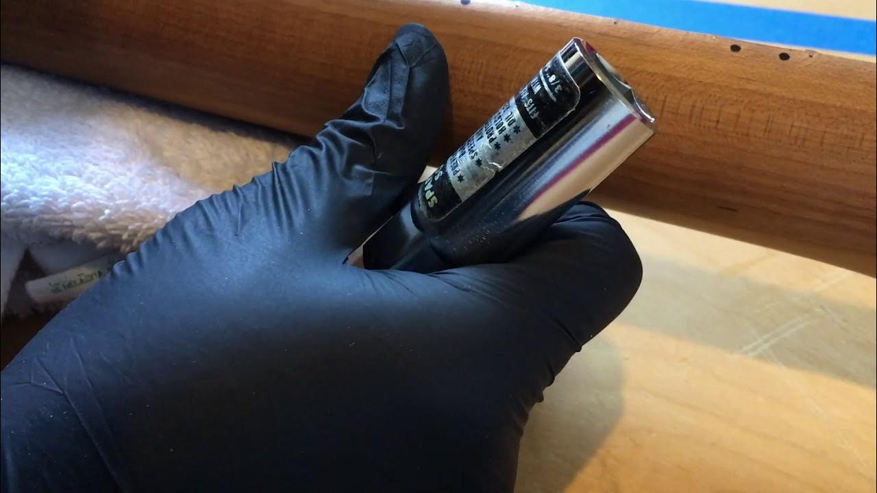 Lets build a Warmoth Tele Rolling the fretboard edges YouTube