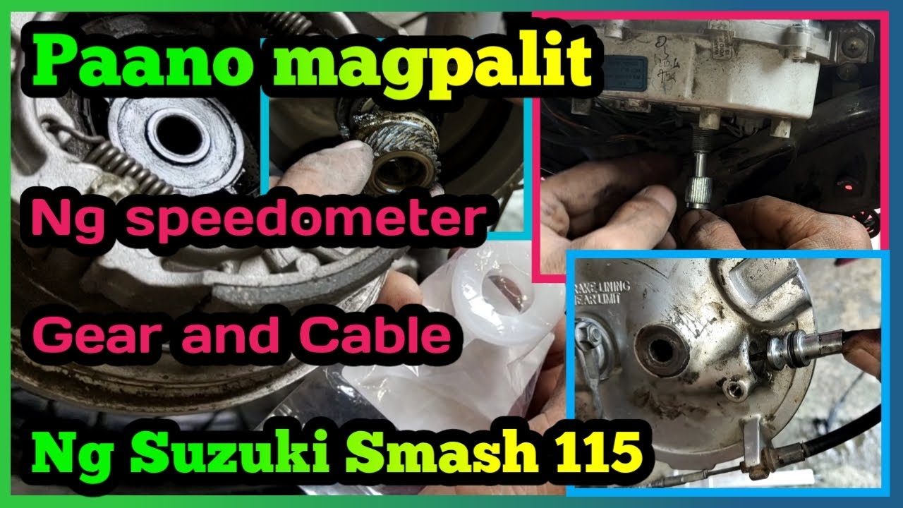 Paano magpalit ng speedometer gear and cable ng Suzuki Smash 115