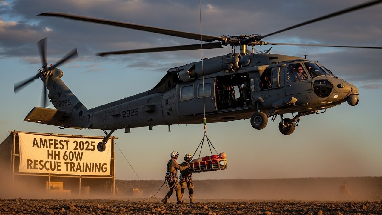 AmFest 2025  HH 60W Rescue Training.