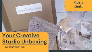 Whats inside the September Your Creative Studio box?