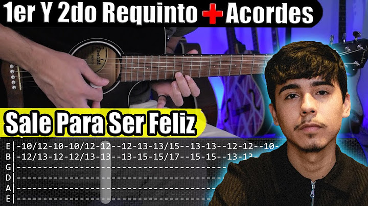 Sale Para Ser Feliz - Ivan Cornejo - 1er y 2do Requinto + Acordes | TABS | Tutorial Guitarra