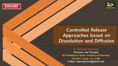 Dissolution and Diffusion based Controlled Release Approaches  ( NDDS)