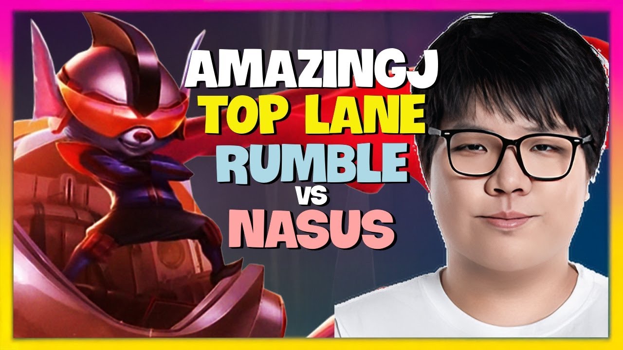 Mastering Rumble Top Lane Mechanics | AmazingJ Challenger Engsub