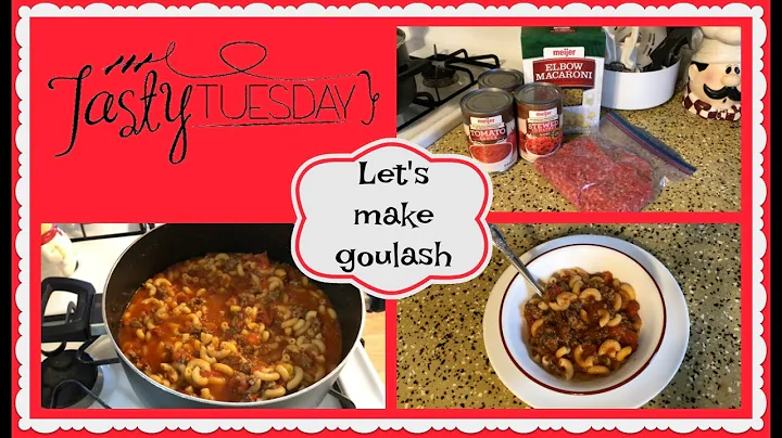 Tasty Tuesday ~ Goulash