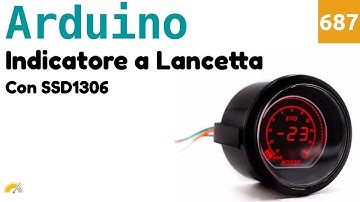 Indicatore grafico a lancetta con OLED SSD1306 e Arduino - Video 687