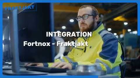 Fortnox integration Fraktjakt