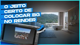 4 SEGREDOS PRA COLOCAR BACKGROUND NO RENDER | 3DS MAX | ARCHVIZ