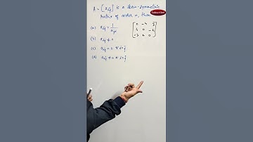 skew symmetric matrix 12th #maths #matrix #shorts