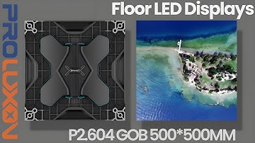 Interactive Floor Tiles Dance LED Display Screens for Events, Rentals, Exhibition, Shopping Mall