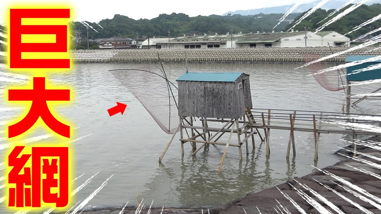 網湖 The result of casting 20 giant nets in a row - YouTube