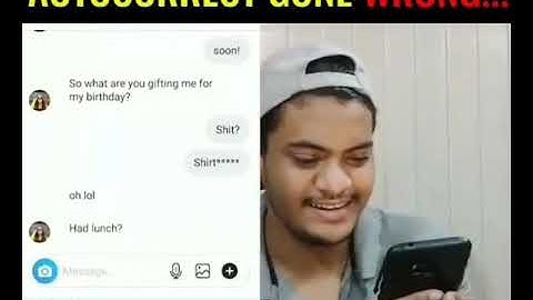 when Autocorrect gone wrong 😂