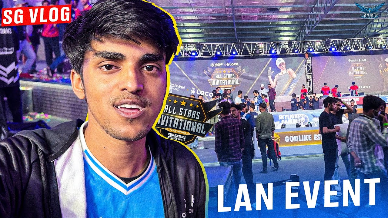 VISITING BGMI LAN EVENT | VLOG WITH @maxtern & @CyanideeGaming - YouTube
