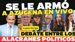 Gibrán reclama a Azucena Uresti en vivo! Lopez Dóriga confronta al presidente