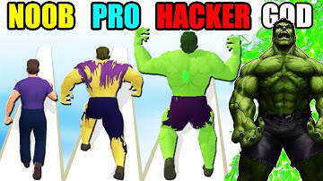 NOOB vs PRO vs HACKER vs GOD in Rage Control (New Update)