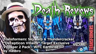 Death Reviews: Earthrise "Decepticon Villains" Skywarp & Thundercracker - Target Exclusive
