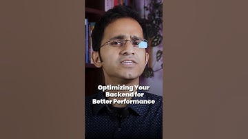 Optimizing Your Backend for Better Performance