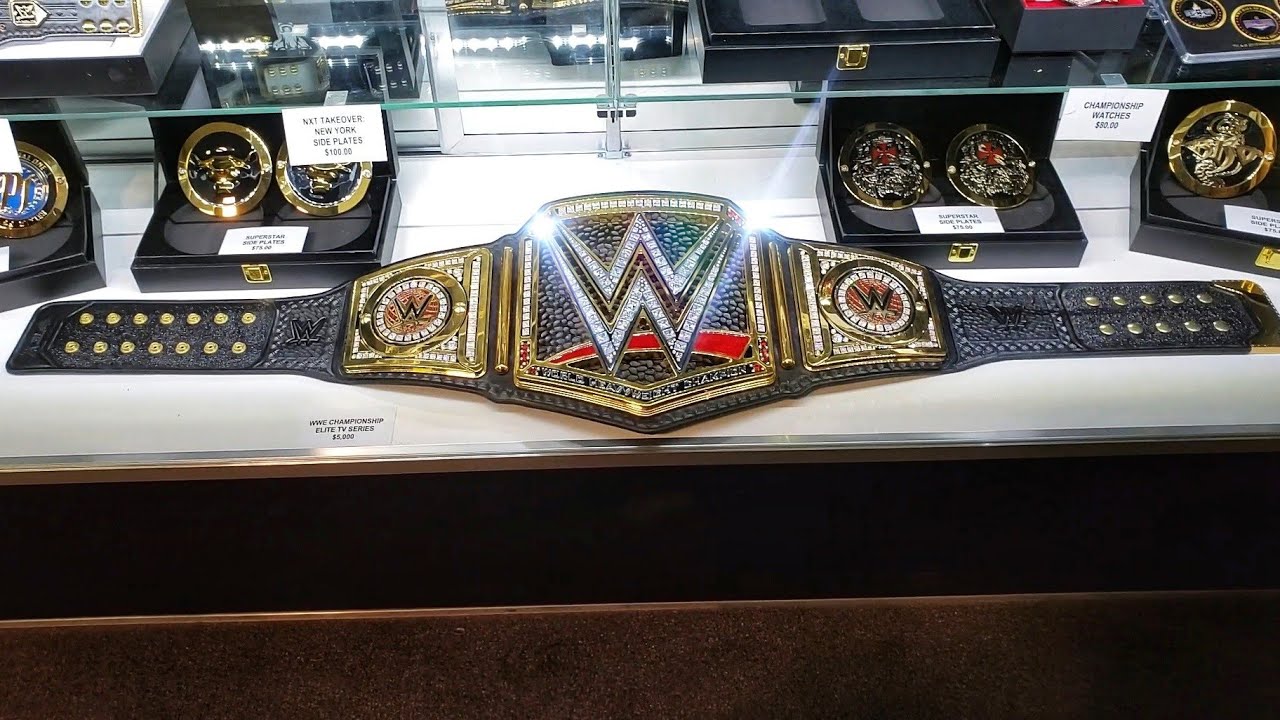 wwe elite belt