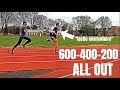 ALL OUT MIDDLE DISTANCE WORKOUT! *lactic overload*