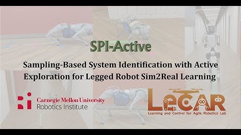 Sampling-Based System Identification with Active Exploration for Legged Robot Sim2Real Learning