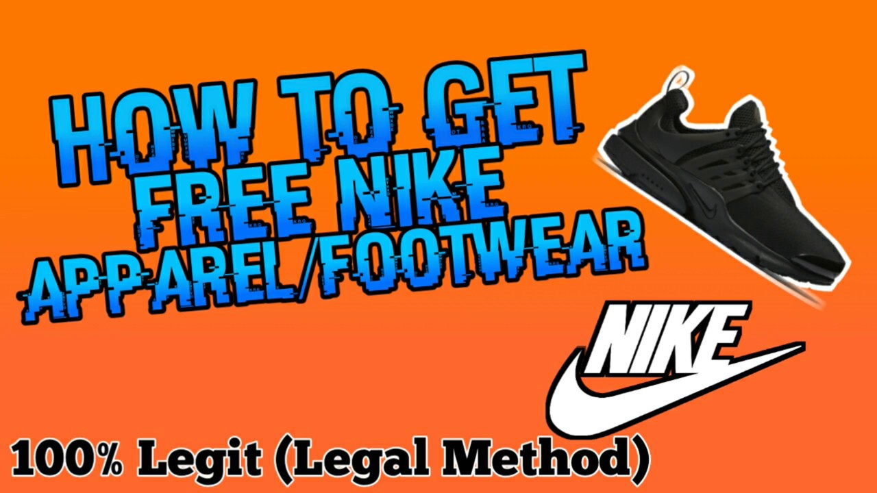 how to get free nike shoes