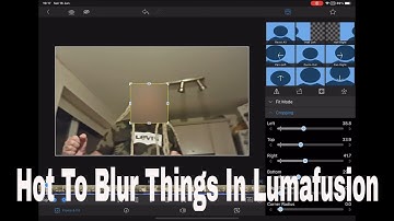 LumaFusion How to Blur & Motion Track moving objects