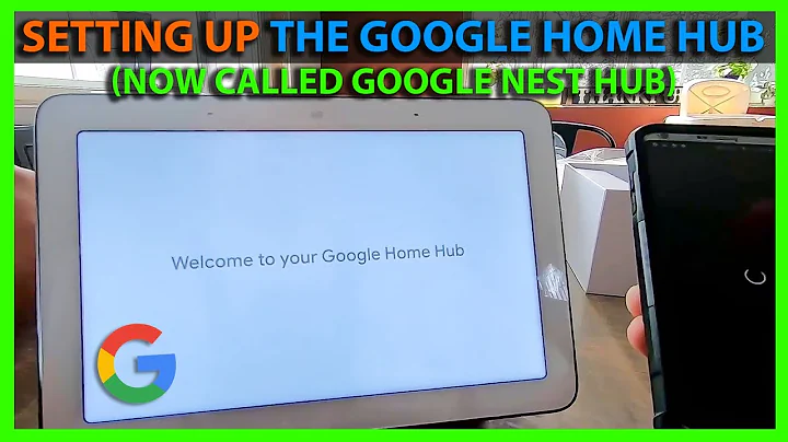 Unboxing & Setting Up The Google Home Hub! (Now Called The Google Nest Hub) - Full Set Up Process