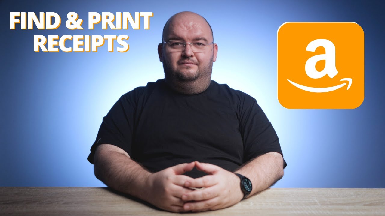 how to find print an amazon receipt youtube