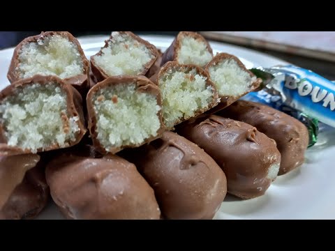 Video: Bounty Chocolate Bar - Hemlagat Recept