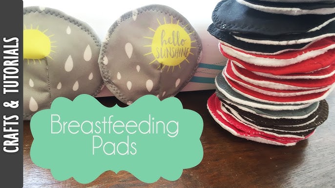 DIY Reusable Nursing Pads for Breastfeeding 🍼 Washable cotton rounds  sewing tutorial 