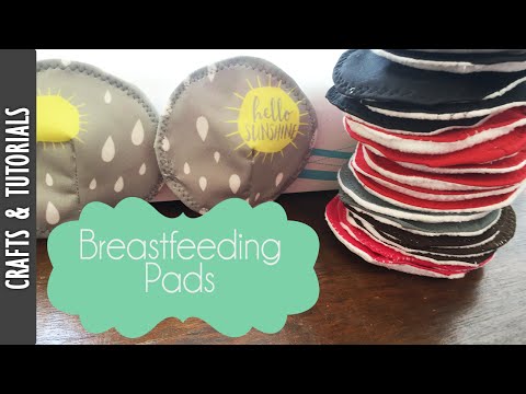 DIY Reusable Nursing Pads for Breastfeeding 🍼 Washable cotton rounds  sewing tutorial 