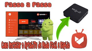 Instalando o AptoidTv No TvBox Rápido e Fácil - Não Precisa de Links Externos Passo a Passo.