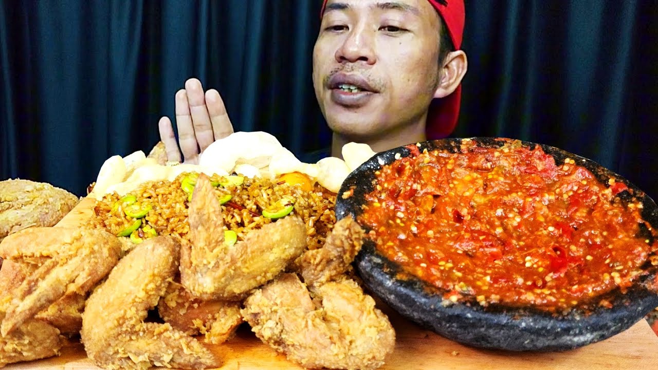BUKA PUASA PORSI BRUTAL..‼️AYAM GORENG SAMBEL MERCON